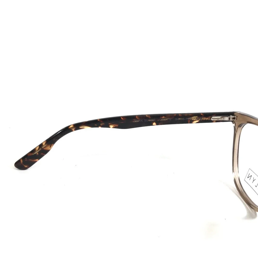 BKLYN Eyeglasses Frames PARK SLOPE CRYTN Crystal Clear Tan Cat Eye 54-18-142